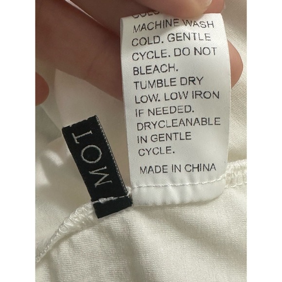 MOTF white off shoulder long sleeves cut out top size Large - Picture 4 of 9